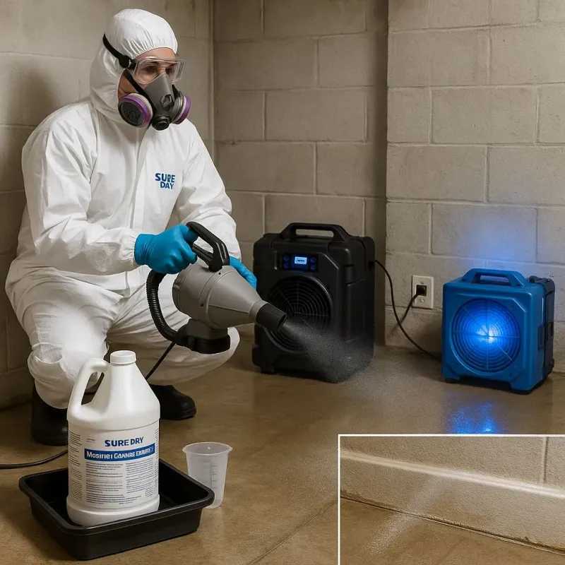Sanitization and Odor Removal process in Champlain, NY