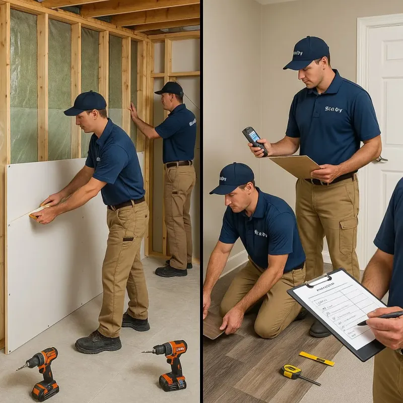 Repairs and Reconstruction process in Champlain, NY